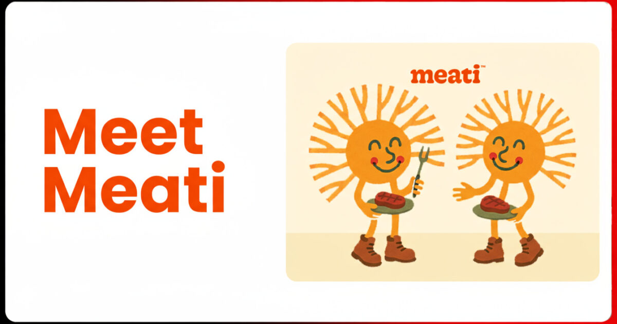 Blog banner that says " Meet Meati"